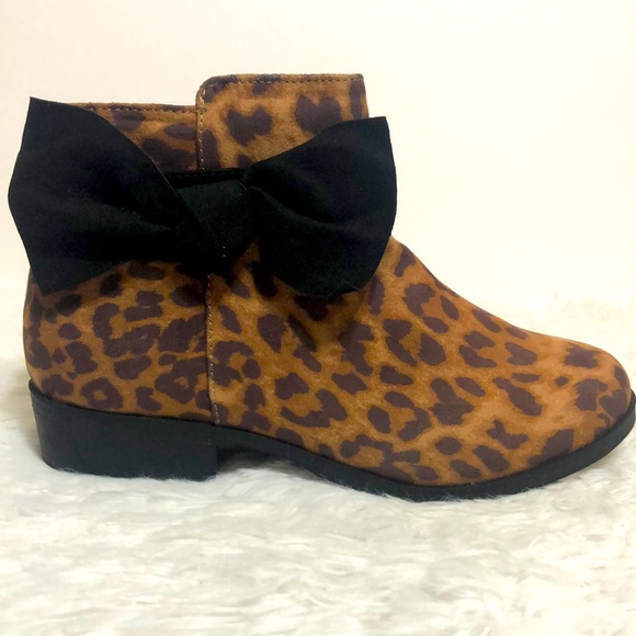 MIA Other - NWOT Mia Big Girls Ankle Boots Animal Print